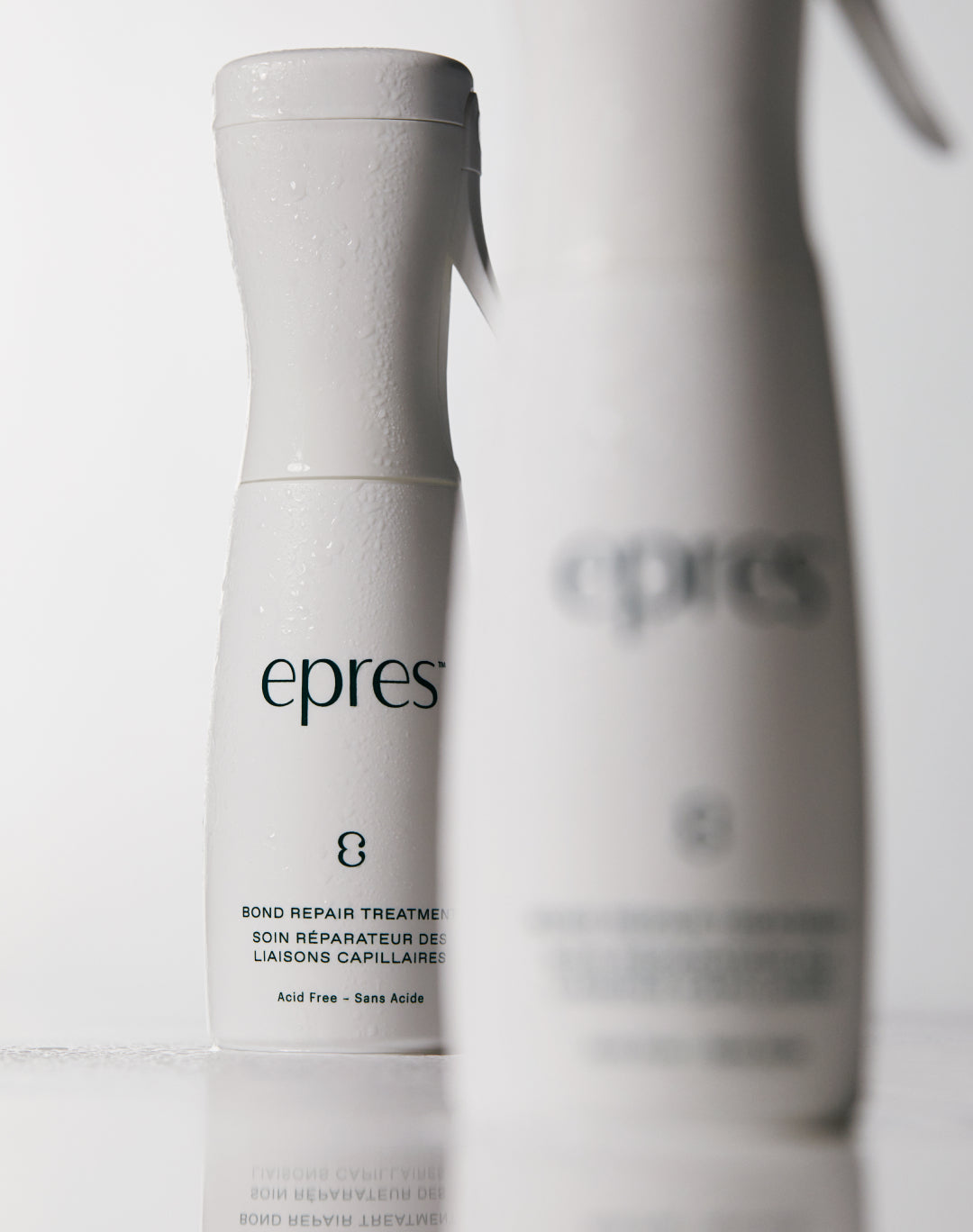 Dettaglio del flacone spray EPRES Bond Repair Treatment